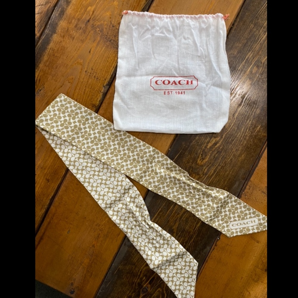 Coach Reversible Silk Scarf/Wrap